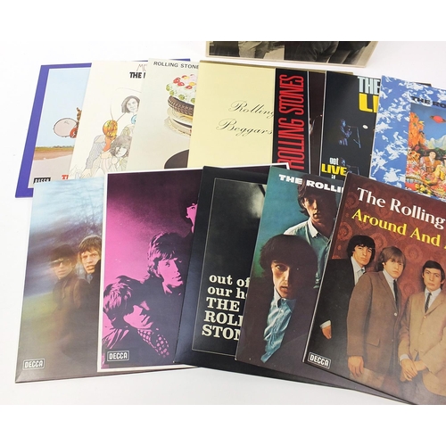 2613 - The Rolling Stones Story vinyl LP box set comprising twelve vinyl LP's