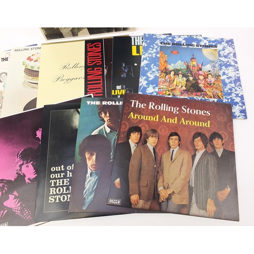 2613 - The Rolling Stones Story vinyl LP box set comprising twelve vinyl LP's