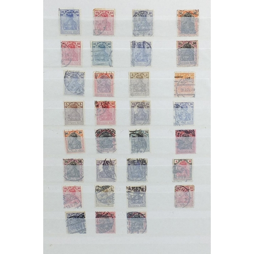 971 - Early 20th century and later German stamps arranged in an album