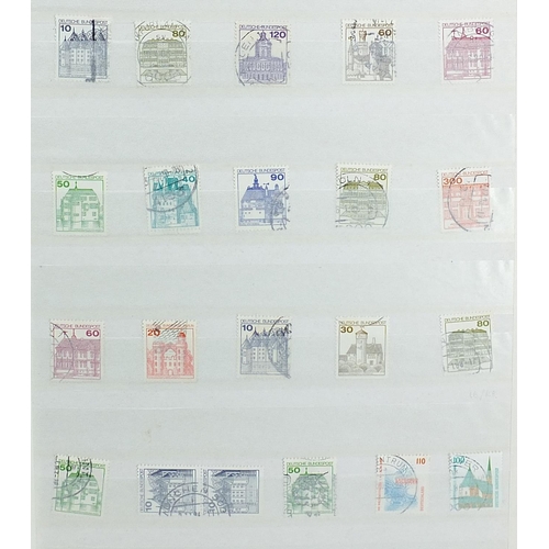 971 - Early 20th century and later German stamps arranged in an album