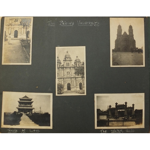 438 - Good early 20th century of black and white photographs relating to China including Death by a Thousa... 