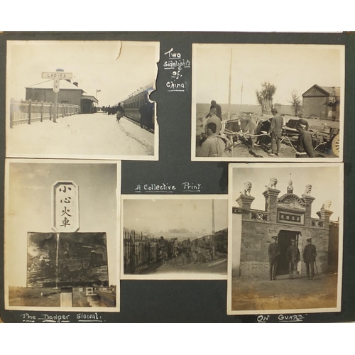 438 - Good early 20th century of black and white photographs relating to China including Death by a Thousa... 