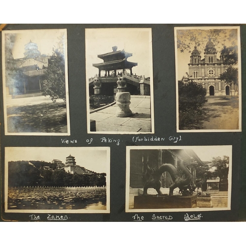 438 - Good early 20th century of black and white photographs relating to China including Death by a Thousa... 