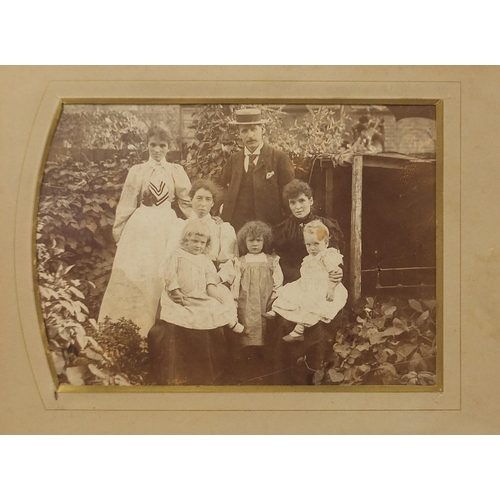 446 - Two Victorian cabinet card albums containing cabinet cards