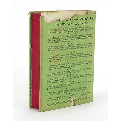 629 - The Way to a Man's Heart, The Settlement Cookbook by Mrs. Simon Kander, hardback book with dust jack... 