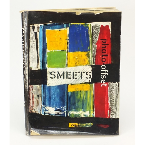 2585 - Large Smeets Photo-Offset advertising hardback book including Gillette advert layout, with wrap arou... 