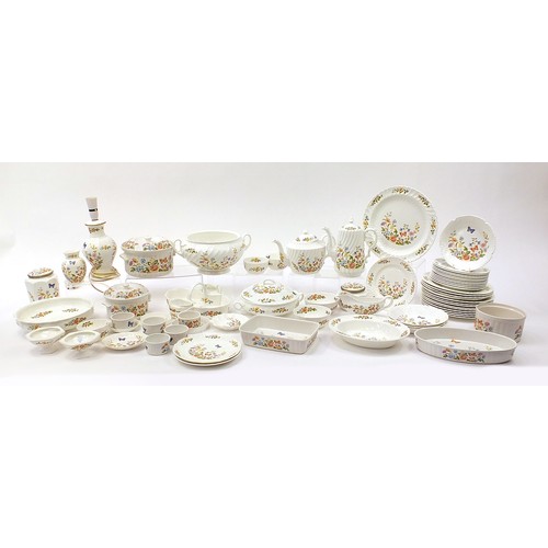 1096 - Extensive collection of Aynsley Cottage Garden dinner and teaware including teapot, coffee pot, dinn... 