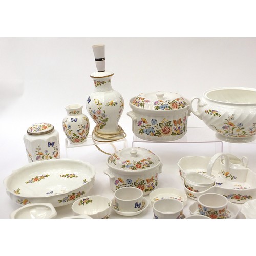 1096 - Extensive collection of Aynsley Cottage Garden dinner and teaware including teapot, coffee pot, dinn... 