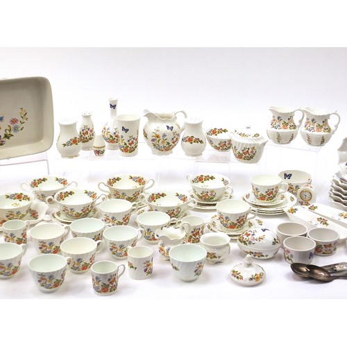 1096 - Extensive collection of Aynsley Cottage Garden dinner and teaware including teapot, coffee pot, dinn... 