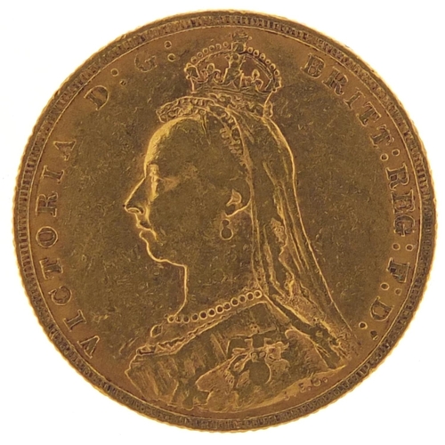 839 - Queen Victoria Jubilee Head 1892 gold sovereign - this lot is sold without buyer’s premium, the hamm... 