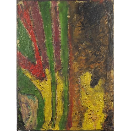 1771 - Abstract composition, impasto oil on canvas, unframed, 61cm x 46cm