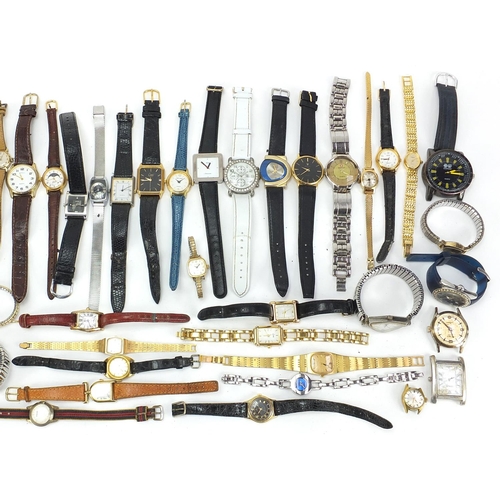 1972 - Vintage and later ladies' and gentlemen's wristwatches including Timex and Lorus