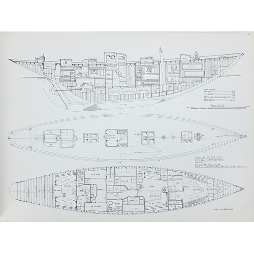 2034 - Deep Sea Racing Craft, leather bound hardback book published for The Royal Corinthian Club