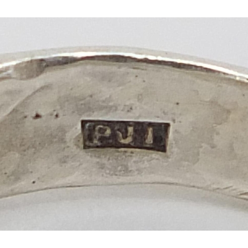 2028 - Novelty silver ring in the form of a squirrel with nuts, PJI London 1993, size L, 4.7g