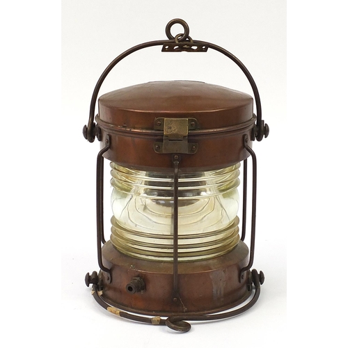 Anchor Brass Nautical Lantern Auction