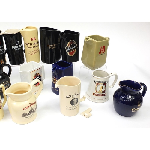 2020 - Collection of Breweranalia advertising jugs including Bells, Johnnie Walker and Teachers