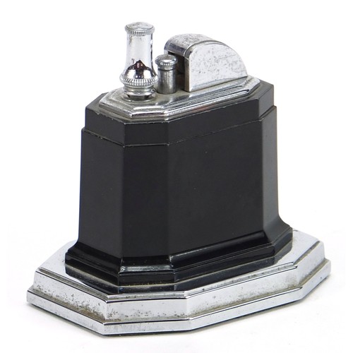 200 - Ronson, Art Deco Touch Tip table lighter, 9cm high