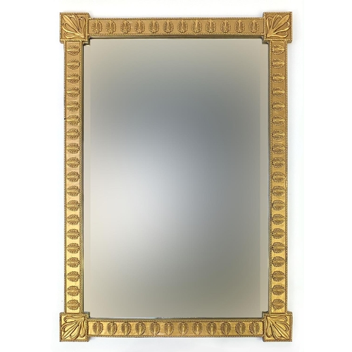 1776 - Ornate gilt framed mirror with bevelled glass, 87cm x 61.5cm