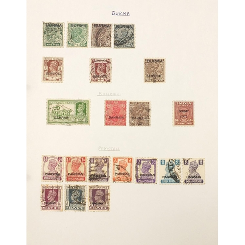 1746 - Collection of 19th century and later British and world stamps arranged in albums, some mint unused, ... 