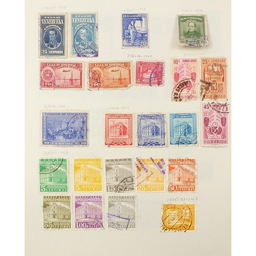 1747 - Extensive collection of antique and later world stamps arranged in albums including Brazil, France, ... 