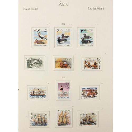 1747 - Extensive collection of antique and later world stamps arranged in albums including Brazil, France, ... 