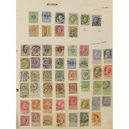 1747 - Extensive collection of antique and later world stamps arranged in albums including Brazil, France, ... 