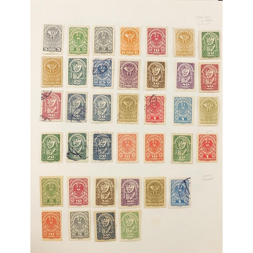 1747 - Extensive collection of antique and later world stamps arranged in albums including Brazil, France, ... 