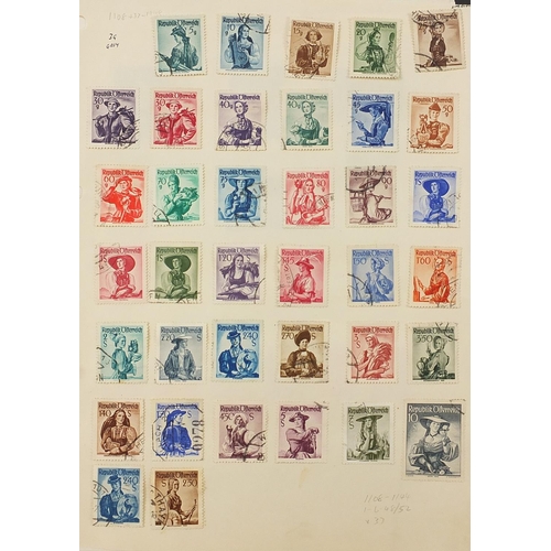 1747 - Extensive collection of antique and later world stamps arranged in albums including Brazil, France, ... 