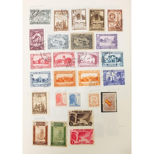 1748 - Extensive collection of antique and later world stamps arranged in albums including South Africa, Po... 