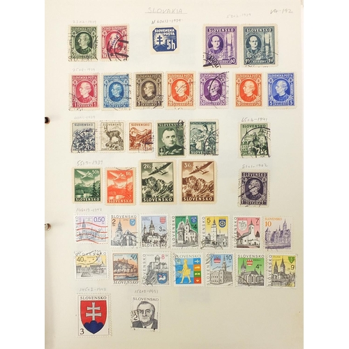 1748 - Extensive collection of antique and later world stamps arranged in albums including South Africa, Po... 