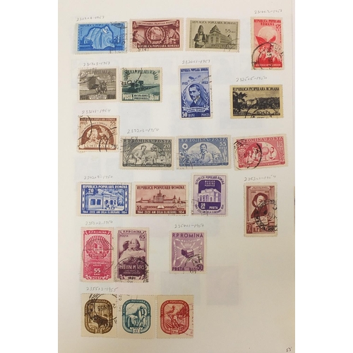 1749 - Extensive collection of antique and later world stamps arranged in albums including Norway, Netherla... 