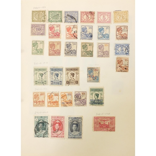 1749 - Extensive collection of antique and later world stamps arranged in albums including Norway, Netherla... 