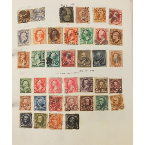 1754 - Extensive collection of antique and later world stamps arranged in albums including America, Germany... 