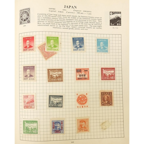 1745 - Extensive collection of antique and later British and world stamps arranged in albums including USA