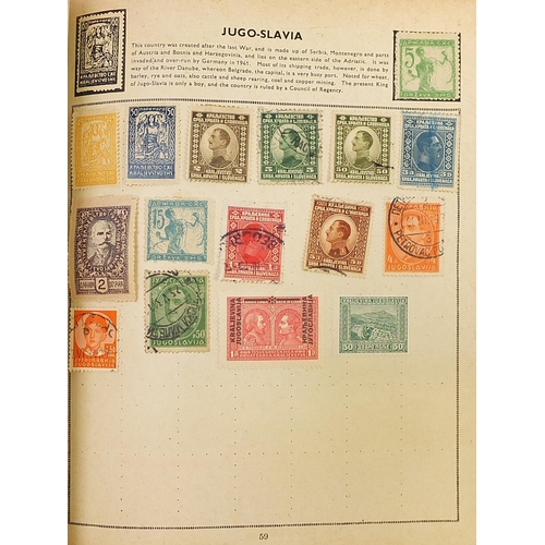 1745 - Extensive collection of antique and later British and world stamps arranged in albums including USA