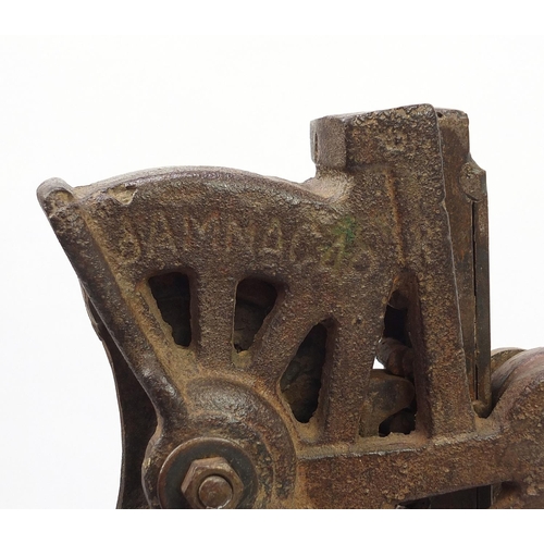 1767 - Victorian design cast iron water pump, 127cm high