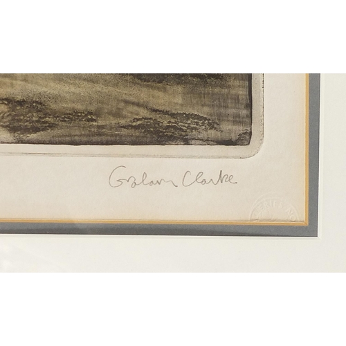 219 - Graham Clarke - Johnny Garlic Sausage, pencil signed etching in colour, limited edition 137/400, mou... 