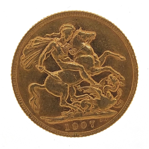 656 - Edward VII 1907 gold sovereign