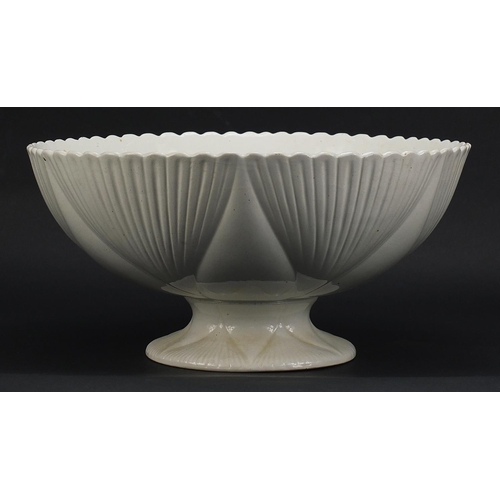 709 - Large Foley Wileman pedestal bowl, 30cm in diameter