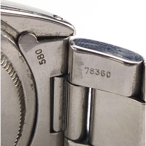 1128 - Rolex, vintage gentlemen's Oyster Explorer wristwatch model 1016, serial number 8073518, 35mm in dia... 