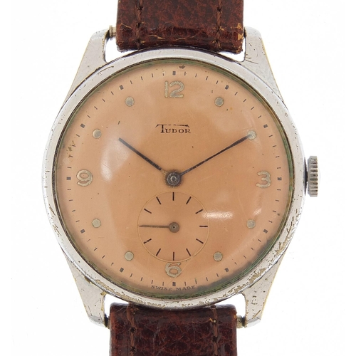 1130 - Tudor, vintage gentlemen's manual wristwatch, the case numbered 612879 759, 33mm in diameter