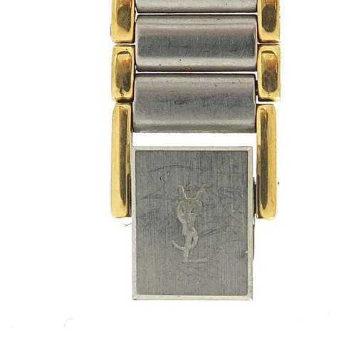 1144 - Yves St. Laurent, ladies quartz wristwatch numbered 192088, 24mm in diameter