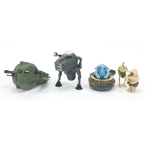 915 - Three vintage Star Wars Return of the Jedi toys with boxes by Kenner comprising CAP-2, SY Snootles R... 