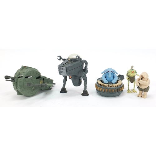 915 - Three vintage Star Wars Return of the Jedi toys with boxes by Kenner comprising CAP-2, SY Snootles R... 