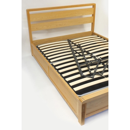 1038A - Contemporary light oak 5ft futon bed frame