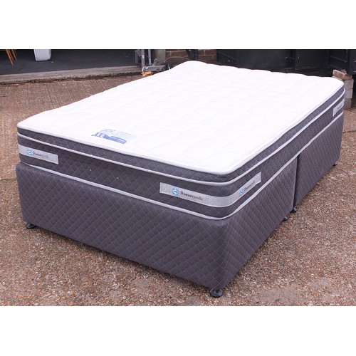 1032B - 4ft 6 double divan bed wit Dreams Sealy Thorndale Posturepedic mattress