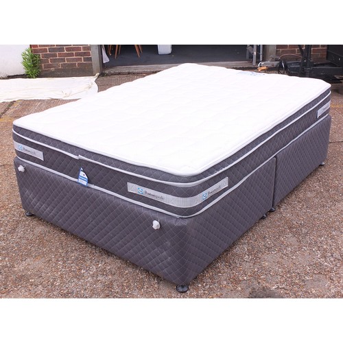 1032B - 4ft 6 double divan bed wit Dreams Sealy Thorndale Posturepedic mattress