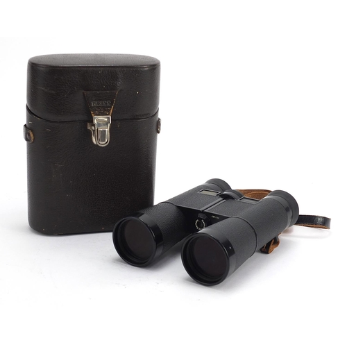 3490 - Pair of West German Carl Zeiss binoculars with leather case