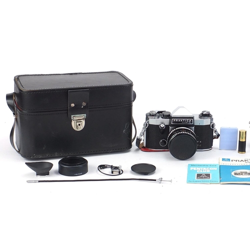 2800 - Praktica Super TL camera with lenses, accessories and fitted case