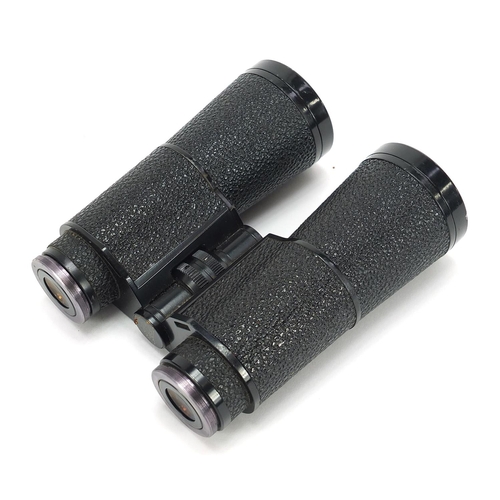 3491 - Pair of Carl Zeiss Jenner DDR binoculars numbered 5857235, 14cm in length